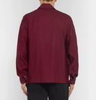 AMI - Twill Blouson Jacket - Men - Burgundy