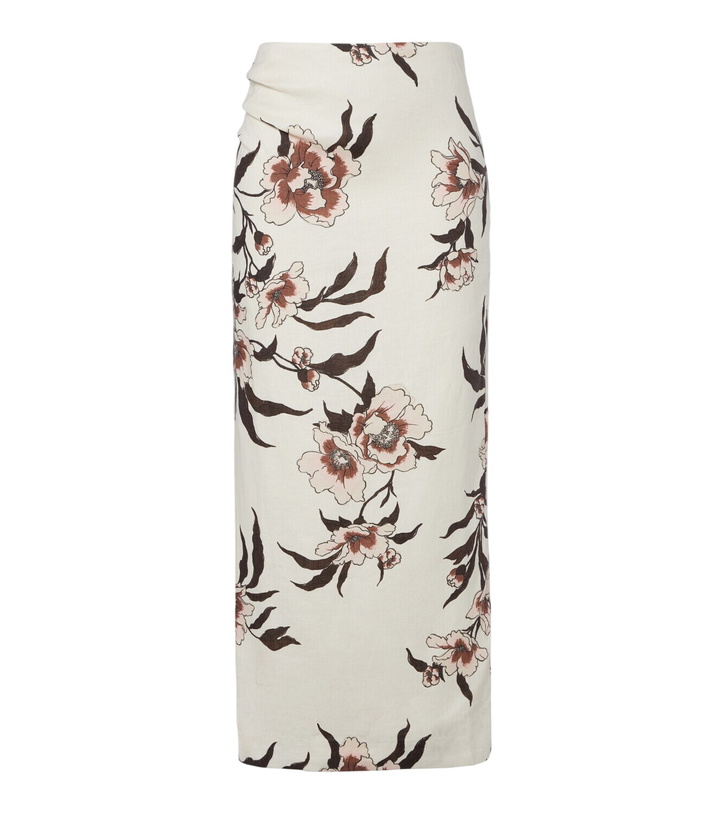 Photo: SIR Floral linen maxi skirt