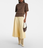 Jacquemus Tourni leather and suede ankle boots