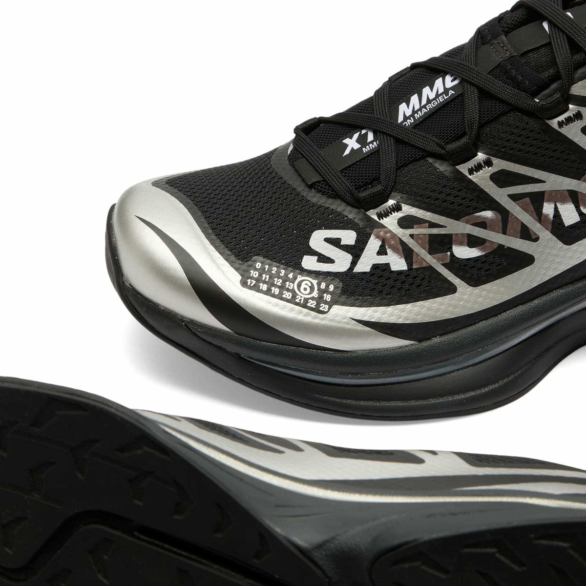 MM6 Maison Margiela Women's x Salomon XT Sneakers in Black/Silver/Phantom