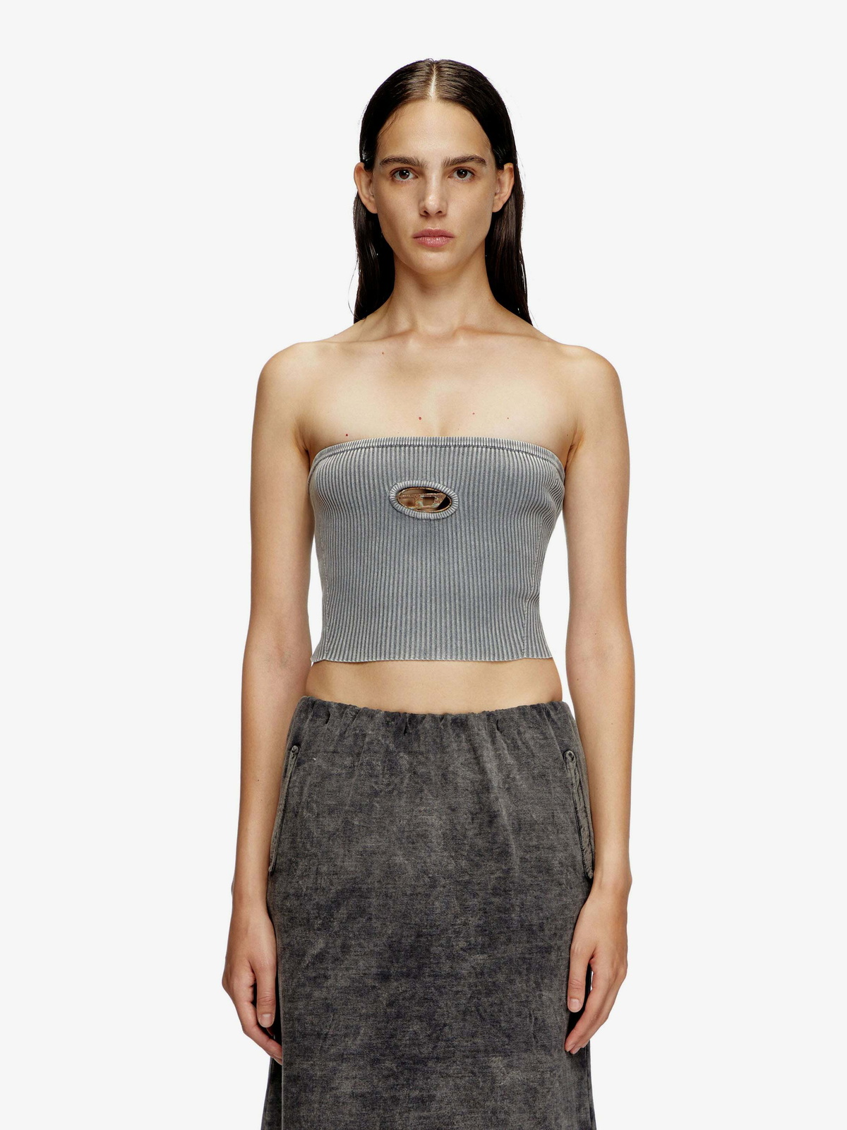 Diesel Clarksville Grey Womens Top Diesel