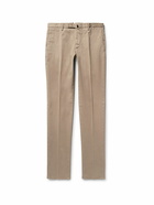 Incotex - Four Season Slim-Fit Cotton-Blend Chinos - Brown