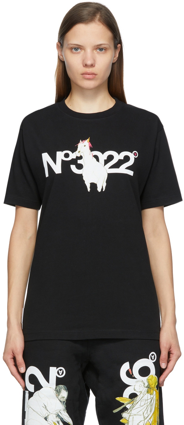 Aitor Throup’s TheDSA SSENSE Exclusive Black 'N.3022' T-Shirt