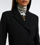 Acne Studios Asymmetric twill blazer
