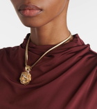 Magda Butrym Floral crystal-embellished pendant necklace