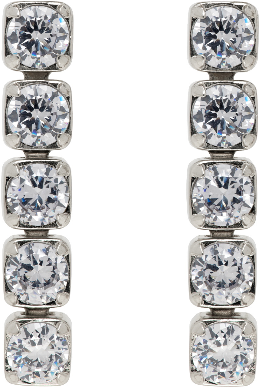 【関税＆送料込み】Jil Sander Teardrop Earrings silver-crystal-earrings.jpg
