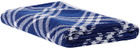 Burberry Blue & White Check Cotton Towel