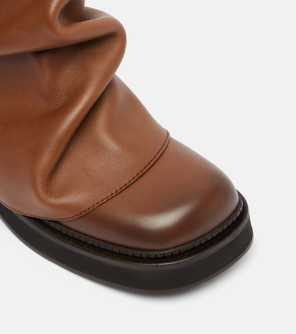 The Attico Mini Robin leather combat boots