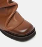 The Attico Mini Robin leather combat boots