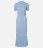 Gabriela Hearst Amor ribbed-knit silk and cashmere maxi dress