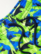 Vilebrequin - Moorea Printed Mid-Length Recycled Swim Shorts - Green