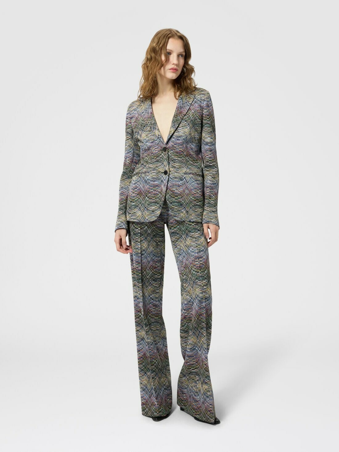 Missoni - Viscose lamé blazer, Women, Multicoloured