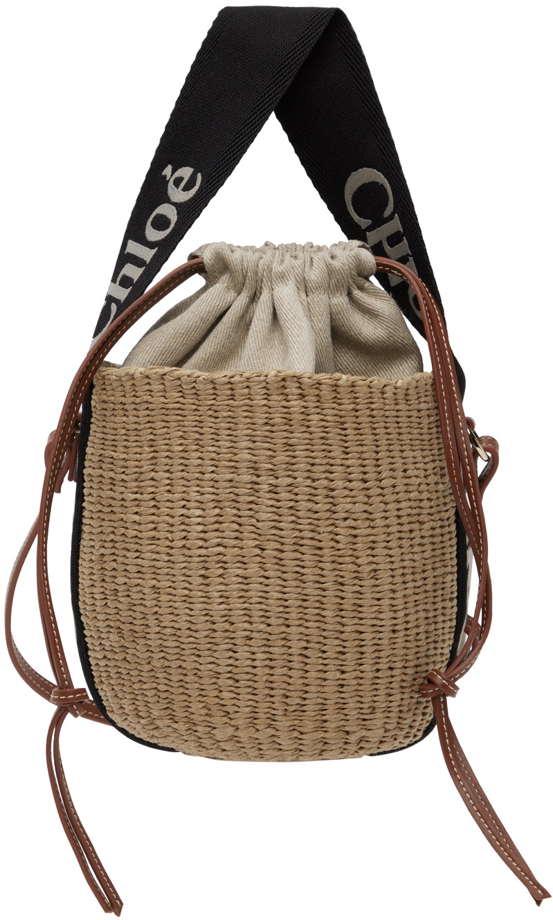 Chloé Beige Mifuko Edition Small Woody Bag
