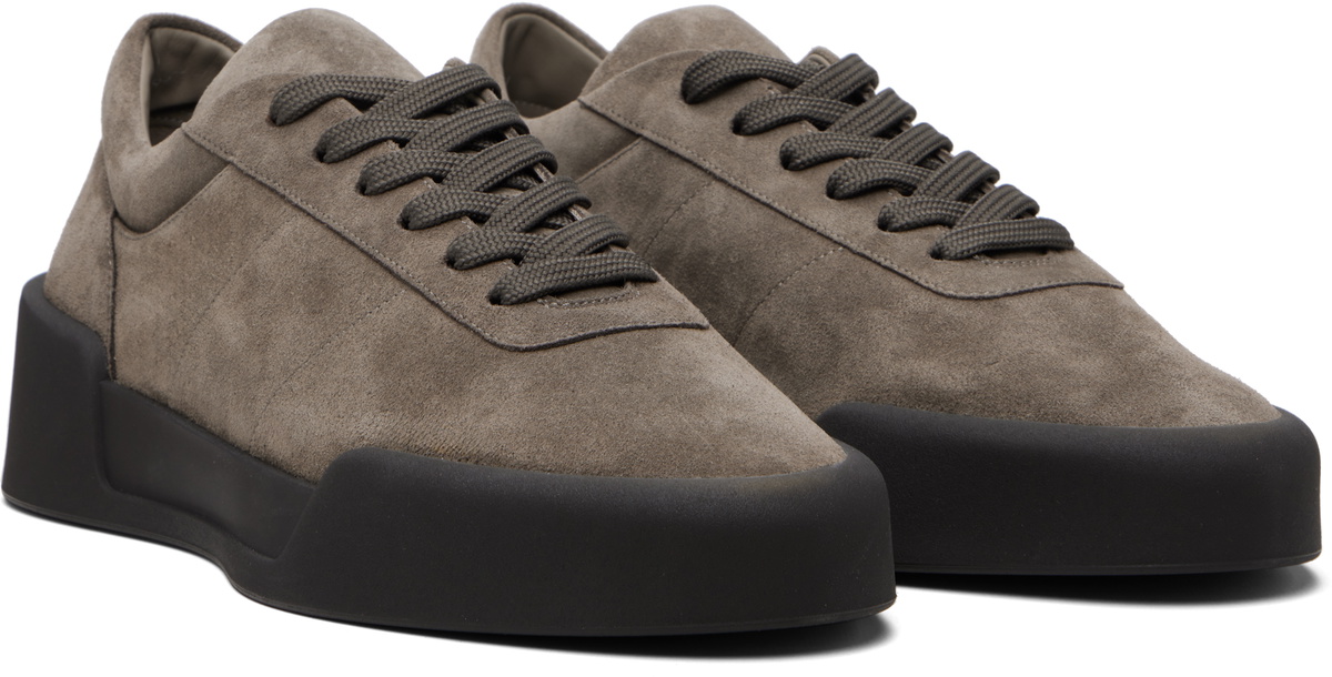 Fear of God Brown Suede Aerobic Low Sneakers