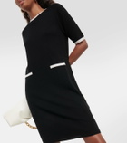 'S Max Mara Dramma wool and cashmere minidress