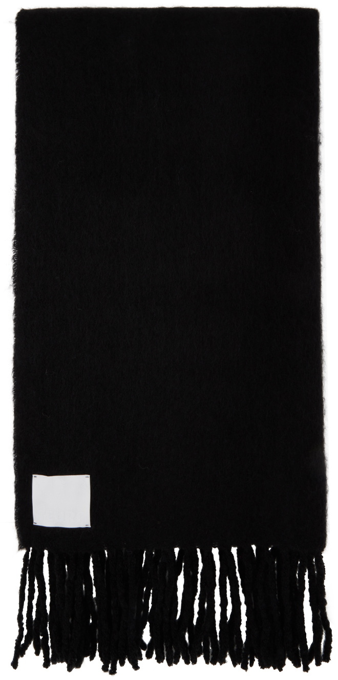 Teurn Studios SSENSE Exclusive Black Oversized Scarf