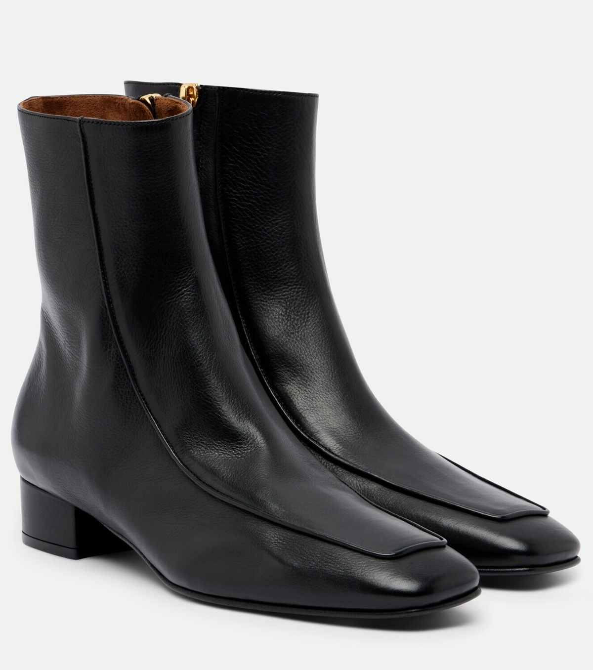 Herbert Levine Shadow Ban leather ankle boots