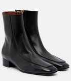 Herbert Levine Shadow Ban leather ankle boots