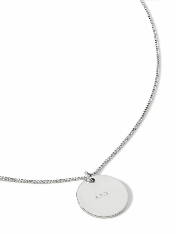 Photo: A.P.C. - Silver-Tone Pendant Necklace