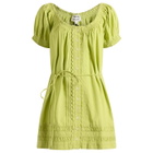 Damson Madder Women's Jayne Mini Dress in Celery