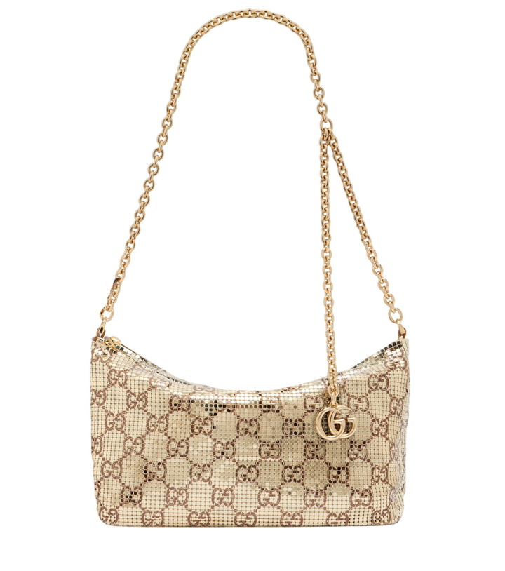 Photo: Gucci GG Mini metallic mesh shoulder bag