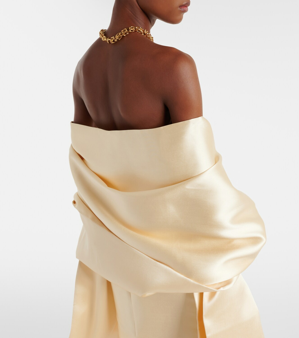 Solace London Renee caped gown