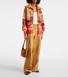 Alémais Palm Island jacquard cardigan