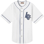 Late Checkout LC Baseball Shirt in White