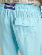 Vilebrequin - Pacha Straight-Leg Linen Drawstring Trousers - Blue
