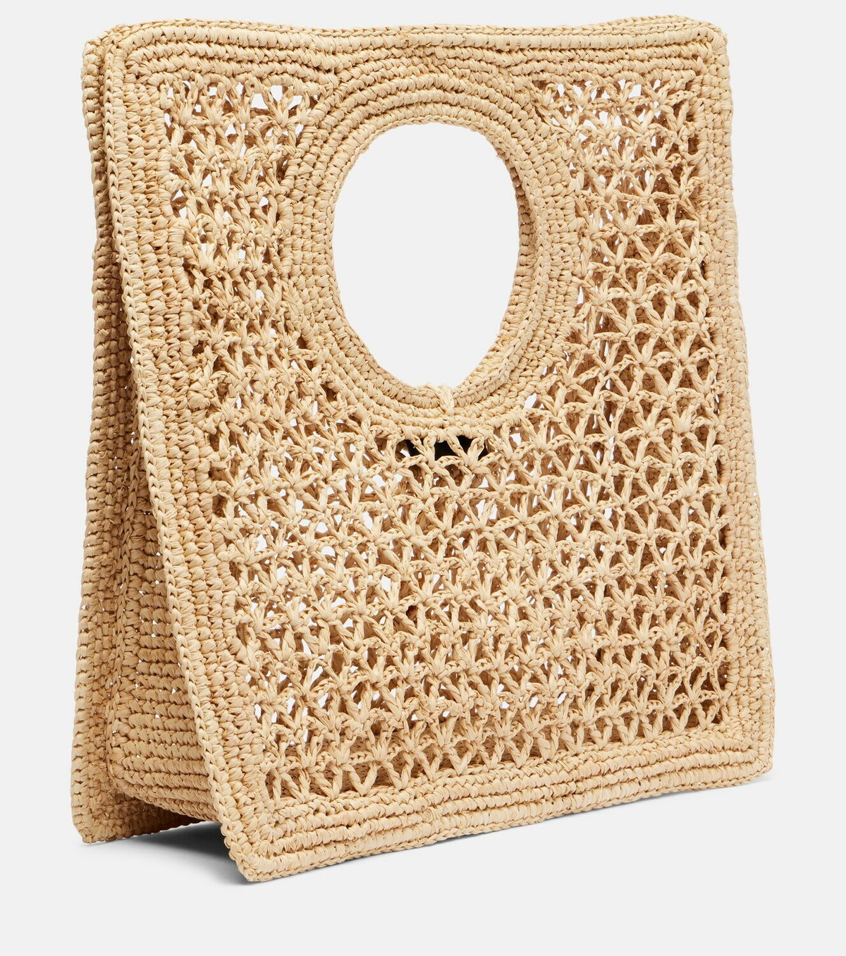 Jacquemus Spiaggia Small raffia tote bag