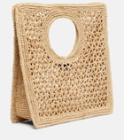 Jacquemus Spiaggia Small raffia tote bag