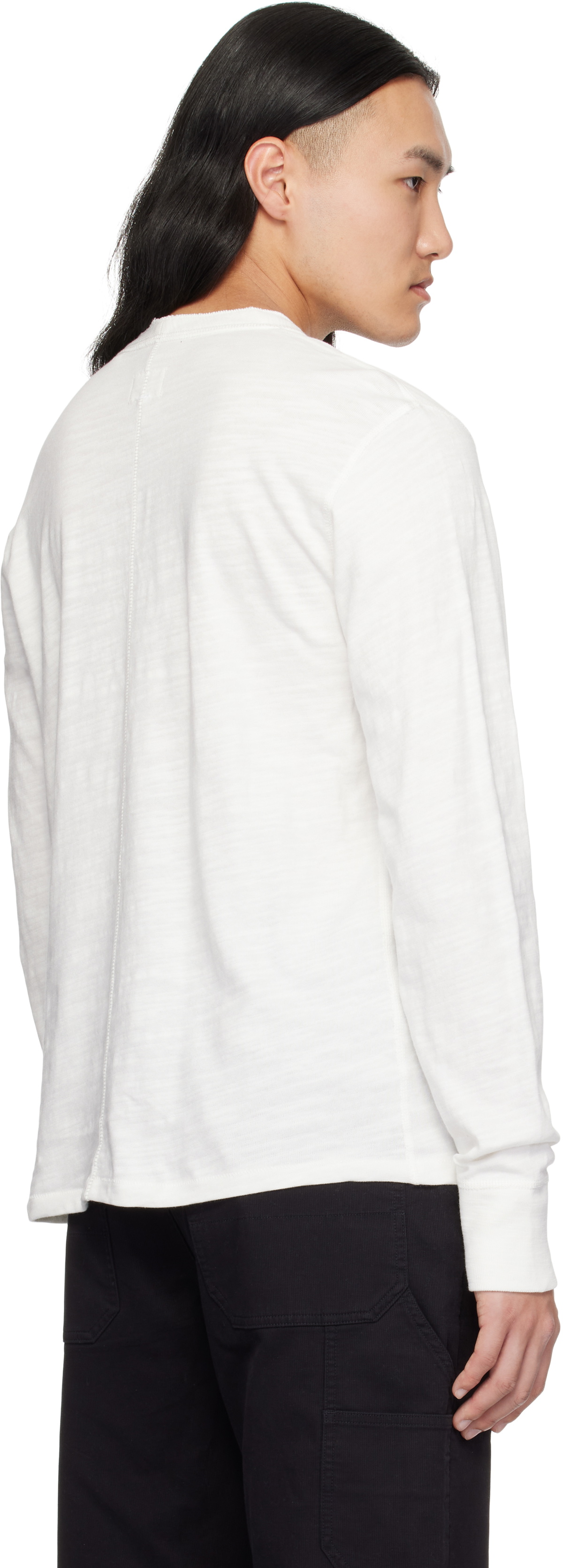 rag & bone White Classic Flame Henley