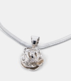 Magda Butrym Floral crystal-embellished pendant necklace