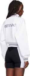 Off-White White Script Logo Regular Zip-Up Jacket