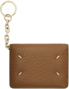 Maison Margiela Brown Keyring Card Holder