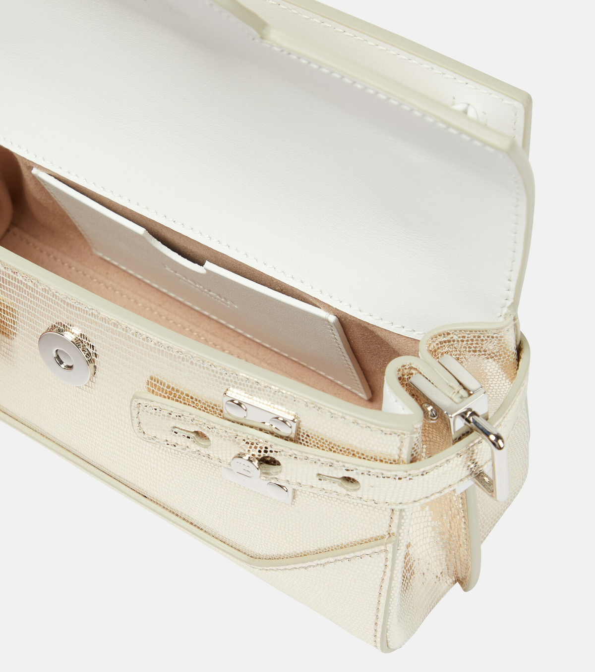 Balmain - B-Buzz 23 leather crossbody bag