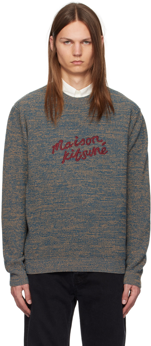 Maison Kitsuné Blue Cotton Bodysuit main image 0