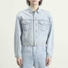 Entire Studios Men's Shrunken Denim Jacket in Old Blue