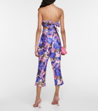 Zimmermann - High Tide floral high-rise cropped pants
