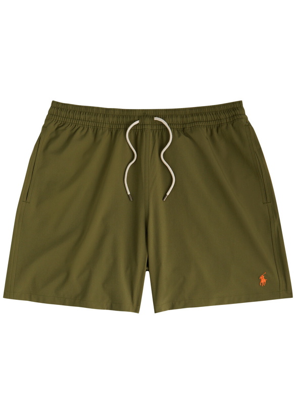 Photo: Polo Ralph Lauren Logo-embroidered Swim Shorts Khaki