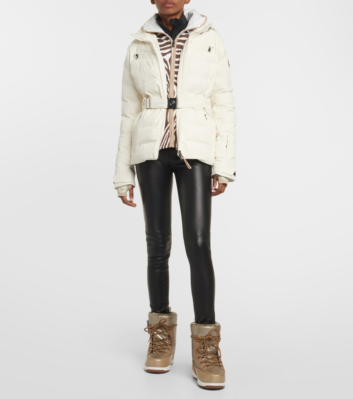 Bogner La Plagne faux leather snow boots Bogner