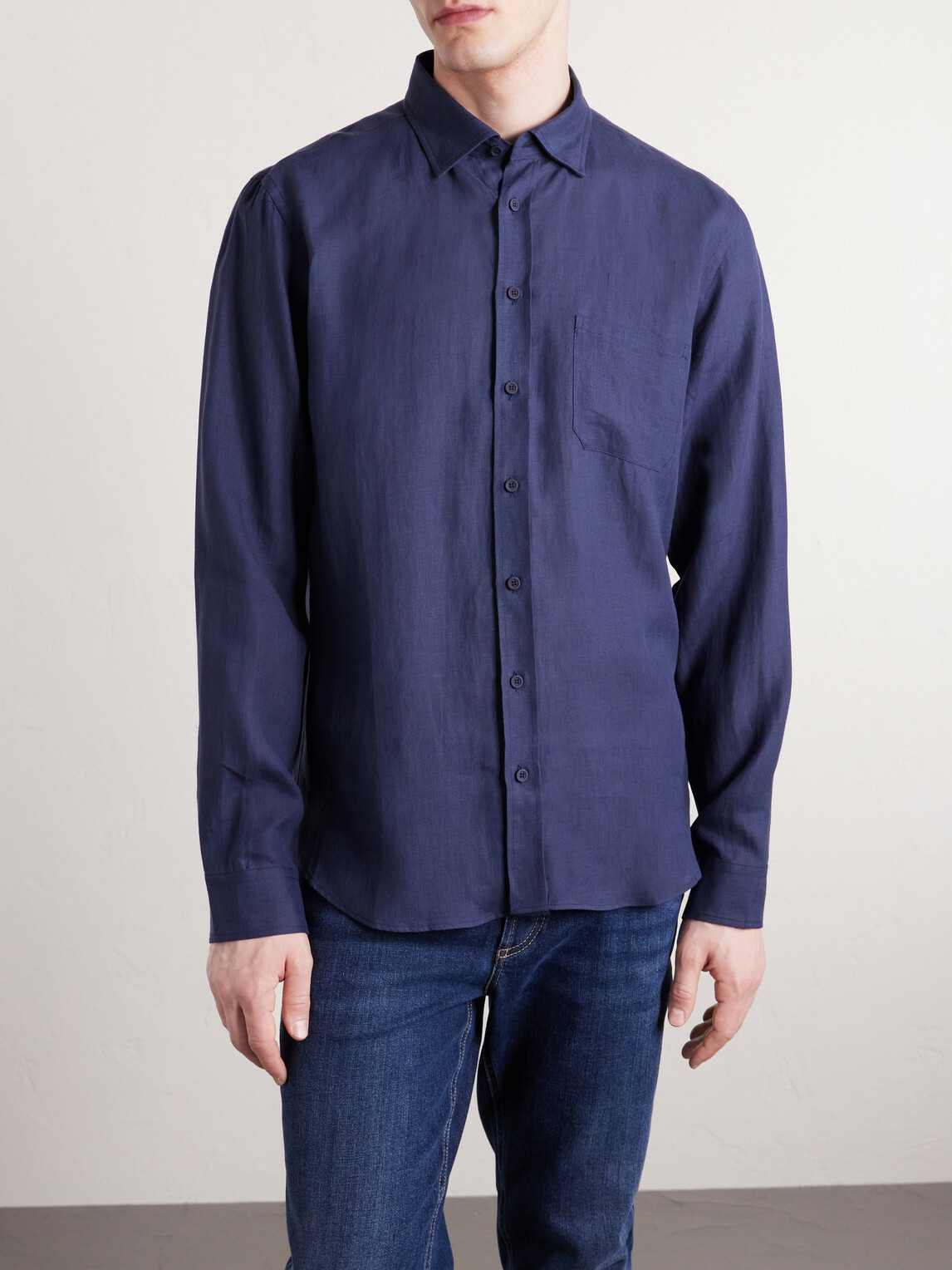 SEASE - Hemp Shirt - Blue