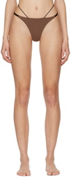 Nensi Dojaka SSENSE Exclusive Brown Briefs