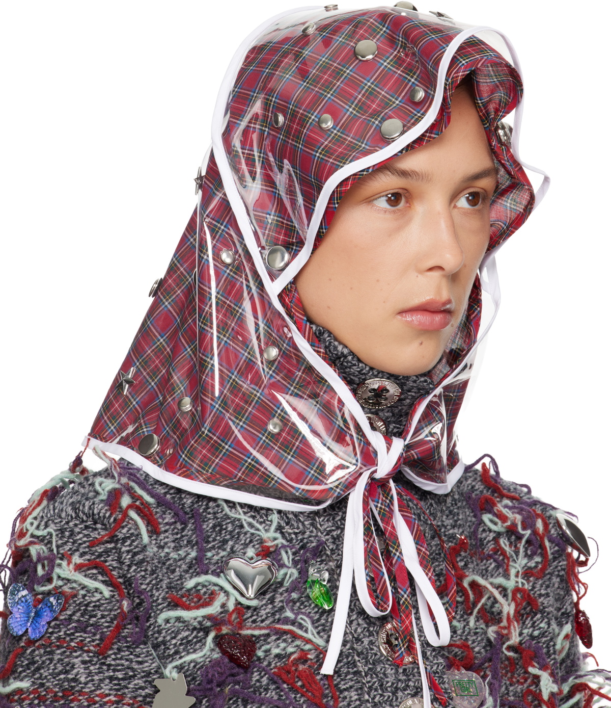 Chopova Lowena Red Rain Hat