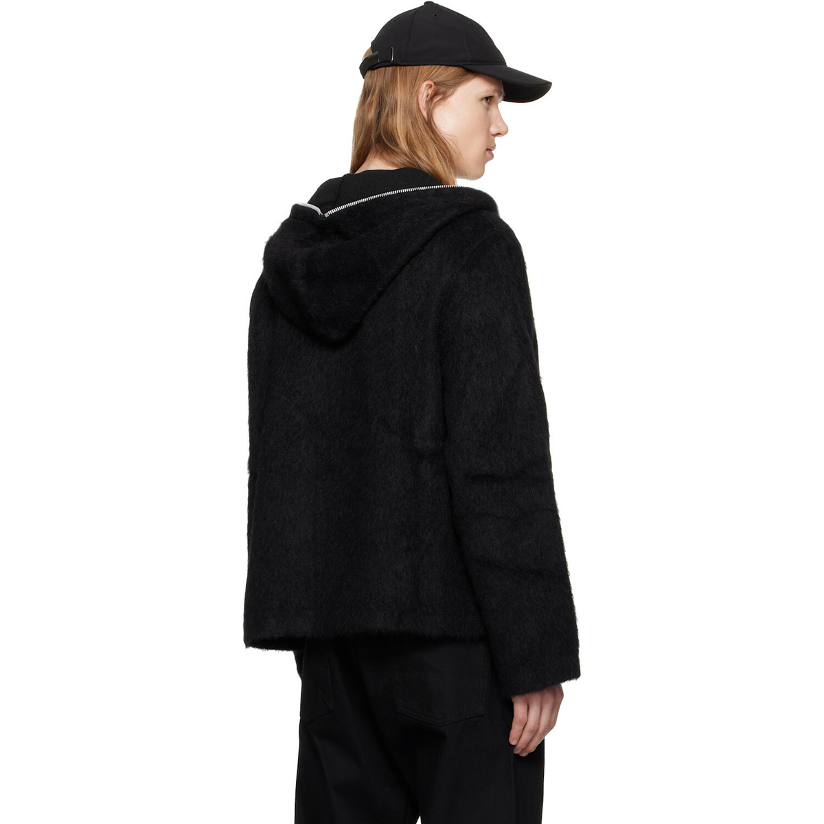 OUR LEGACY Black Full Zip Hoodie