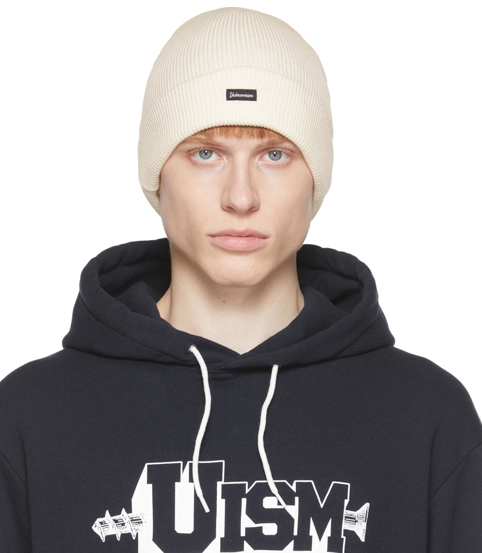 Undercoverism Off-White Knit Beanie Undercoverism