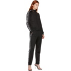 T by Alexander Wang Black Shrunken Zip-Up Track Jacket