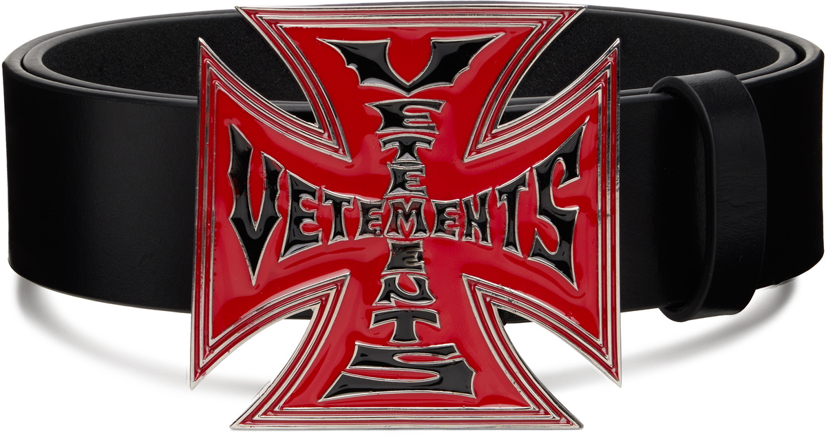 NULLUS Black Silver Filled King's Belt NULLUS