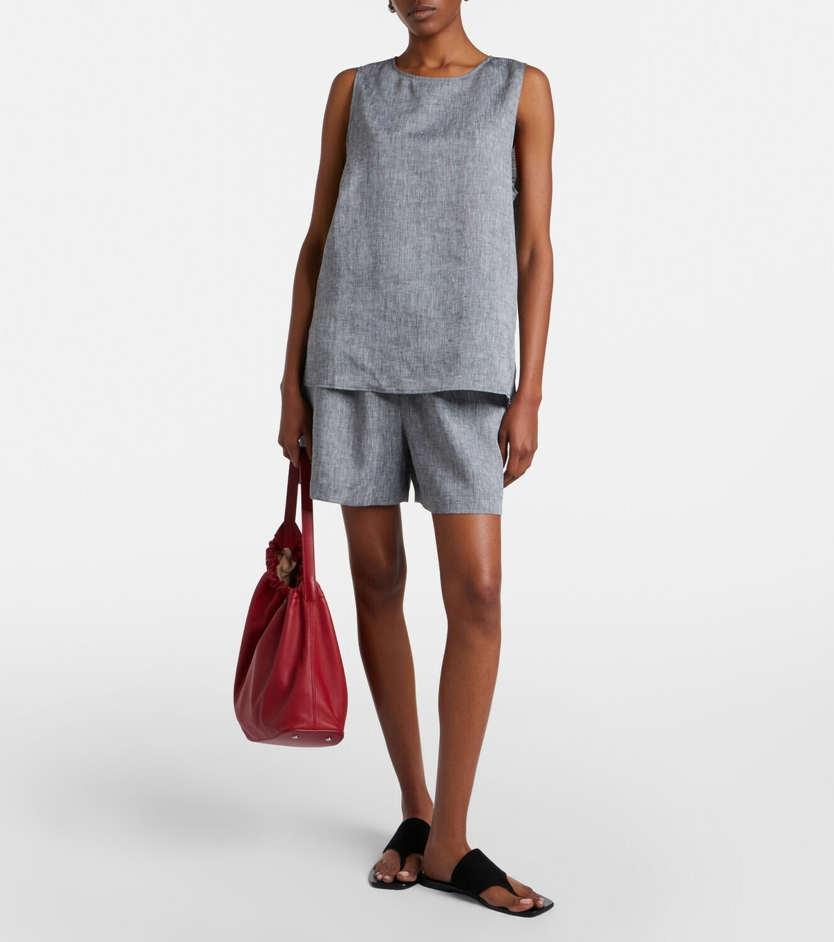 Asceno Cali linen top