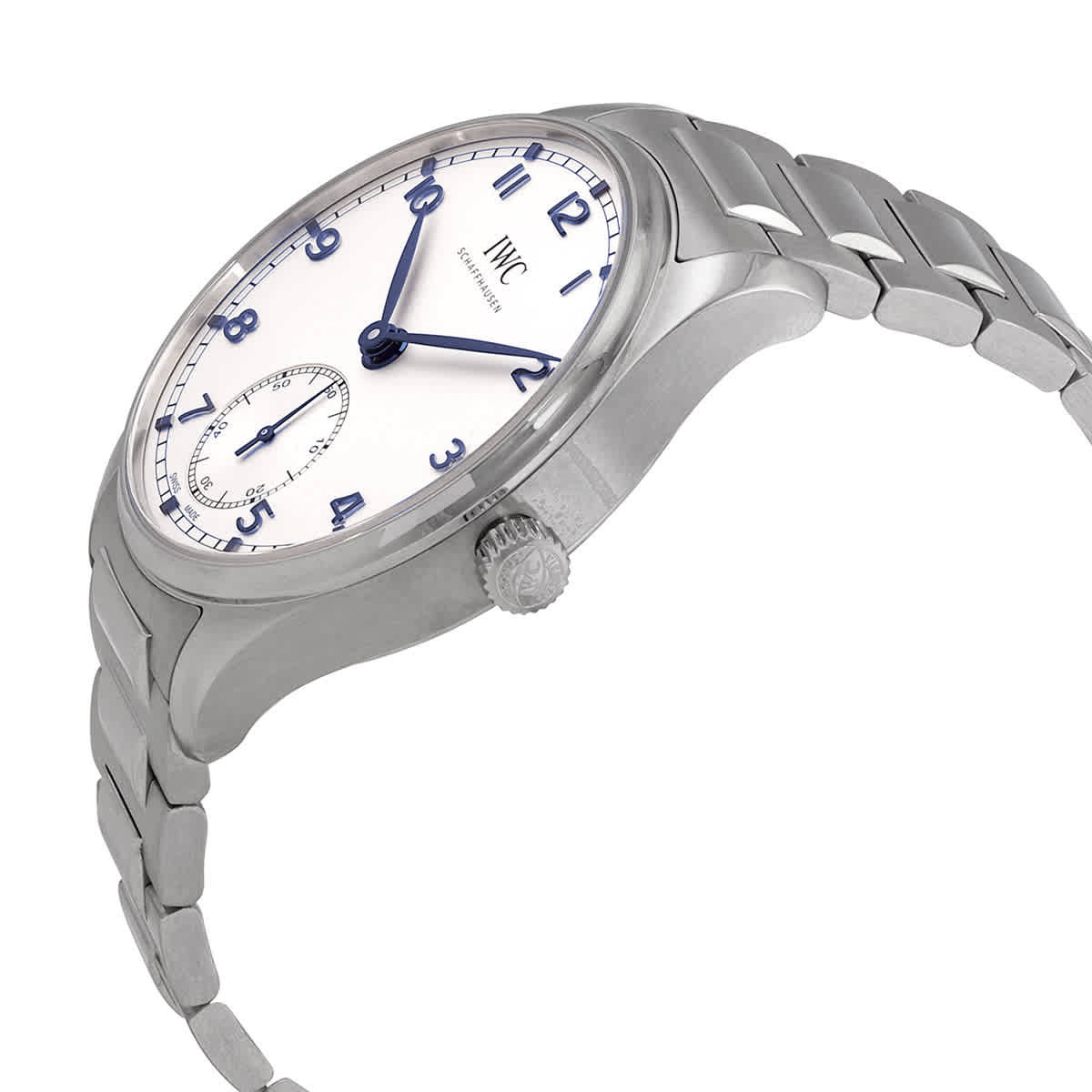 Iwc Portugieser Automatic Silver Dial Mens Watch Iw358312